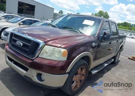 2008 Ford F150 Supercrew z USA, uszkodzony, nr VIN 1FTPW12V48KB31380